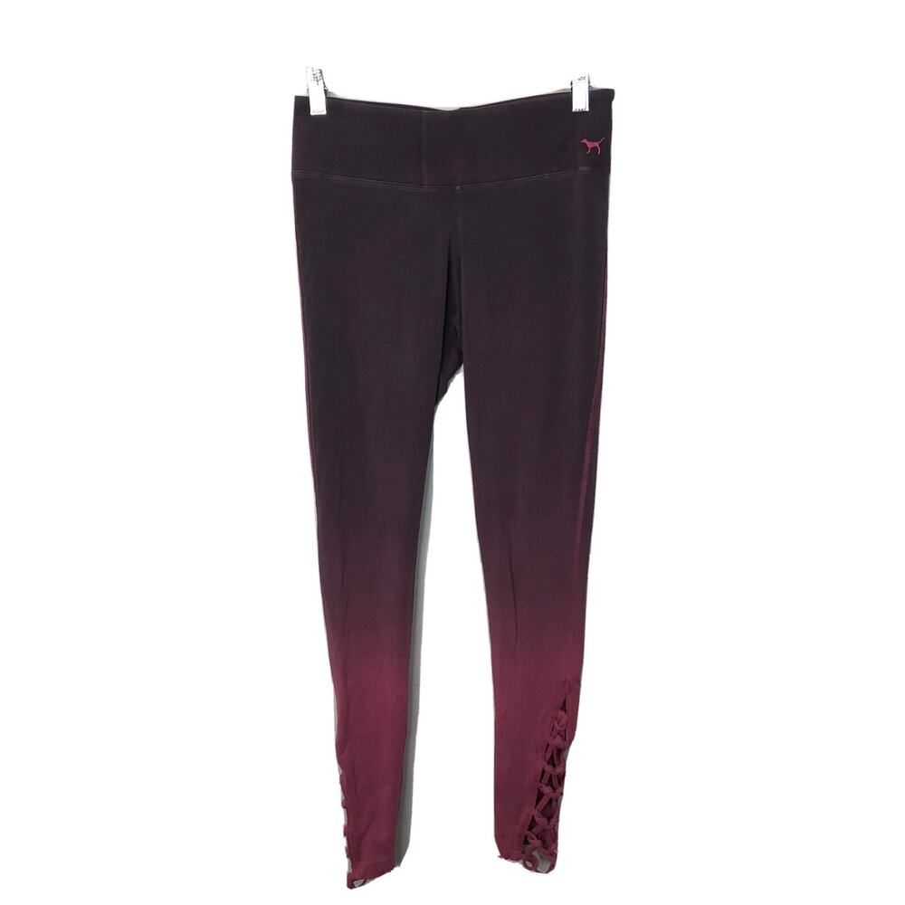 Pink Victoria’s Secret Ombre Lattice Detail Leggings Small